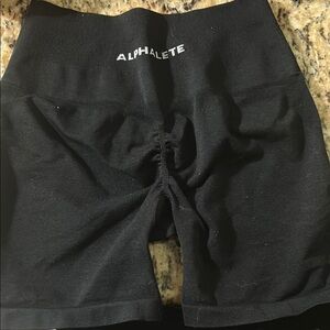 Alphalete Black Bike Shorts Moisture-Wicking Athletic Wear